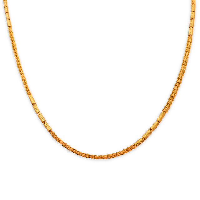 Gold Interlock Chain,,hi-res 