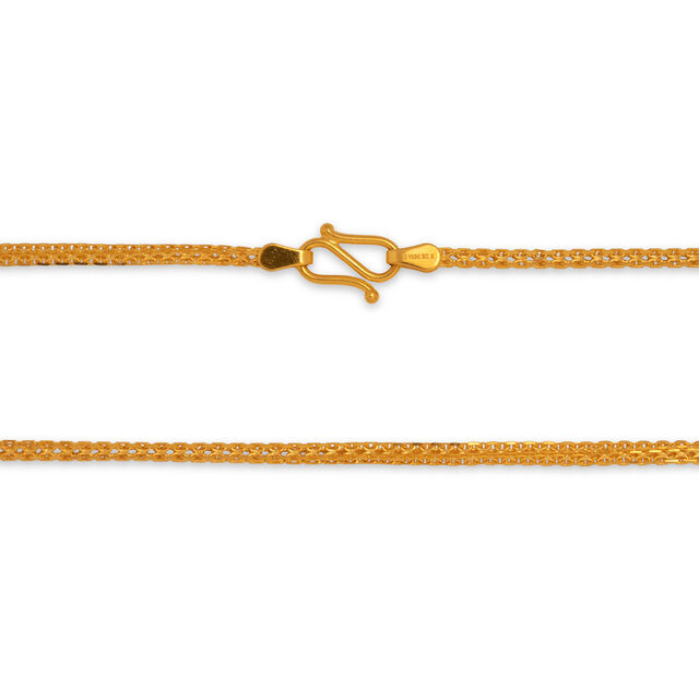 Gold Chunky Chain Necklace,,hi-res 2