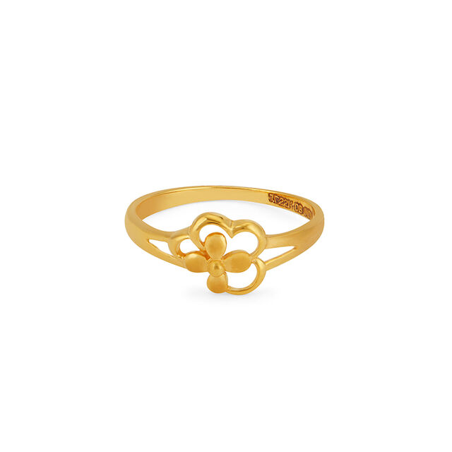 Tanishq 22 Karat Gold Finger Ring for Kids