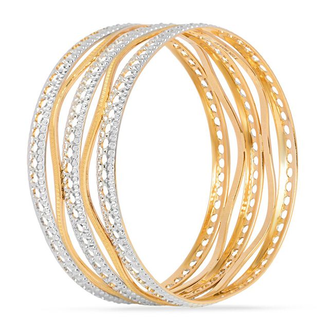 Tanishq 22KT  Gold Bangle for Women 2