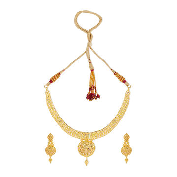 Tanishq 22KT Gold Necklace Set for Women