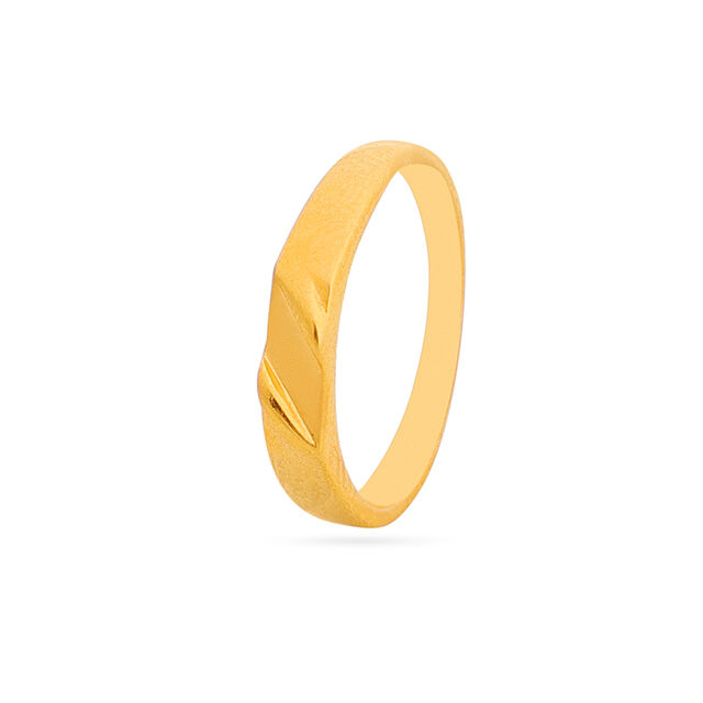 Tanishq 22 KT Gold Finger Ring for Kids