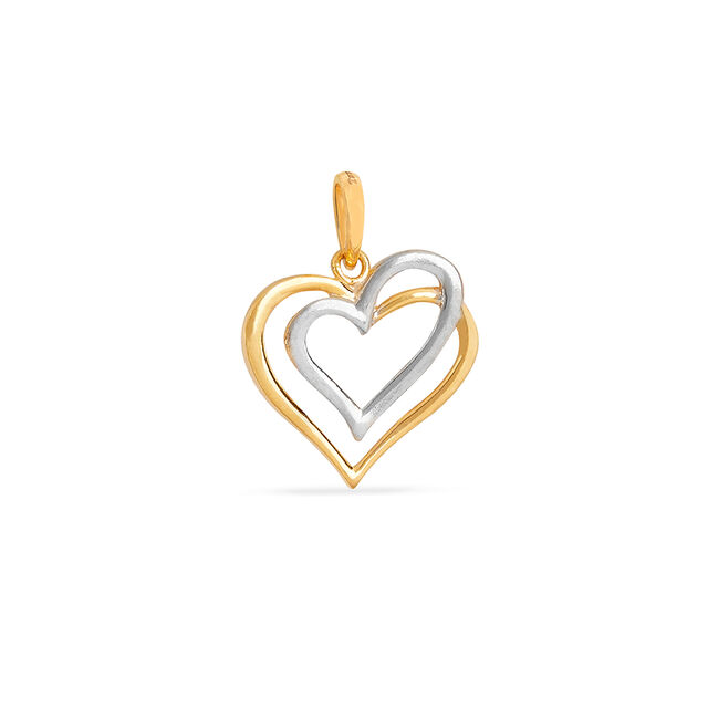 Tanishq 22KT Gold Pendant for Women 
