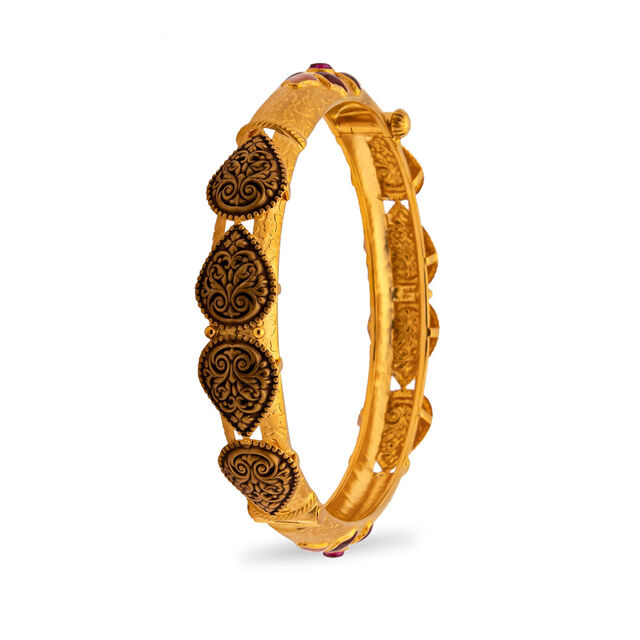 Luxurious Essential Gold Bangle,,hi-res 2