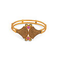 Regal Motif Gold Bangle,,hi-res 