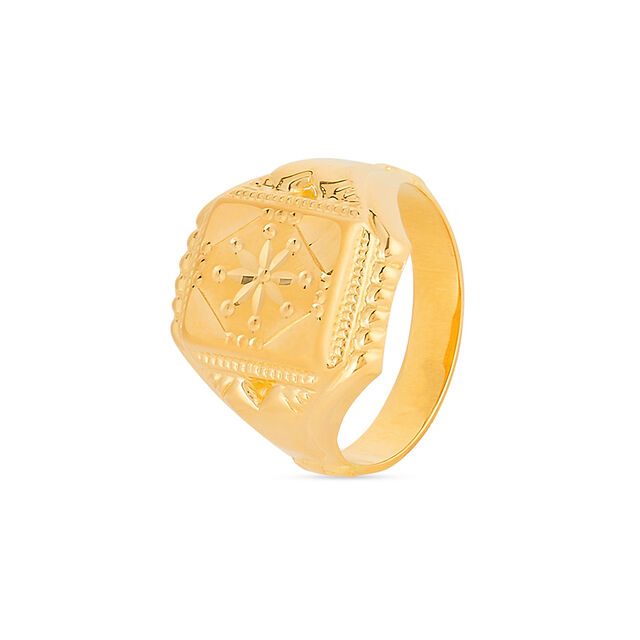 Tanishq 22KT Gold Finger Ring for Men 2