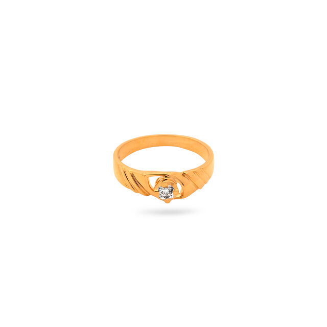 Gold Luster Men's Diamond Ring,,hi-res 