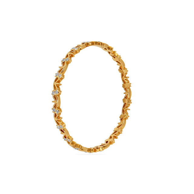Tanishq 22 Karat Diamond Bangle for Women 
