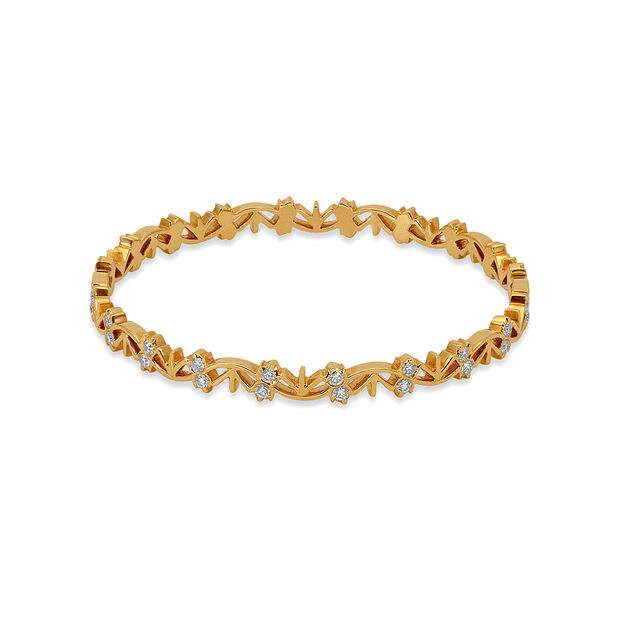 Tanishq 22 Karat Diamond Bangle for Women 2