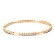 Dazzling Geometric Diamond Bangle 2