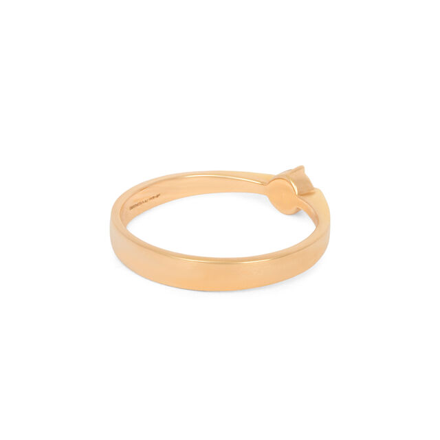 Single Stone Studded Diamond Finger Ring 4
