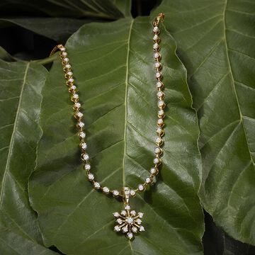 Celestial Frost Diamond Necklace