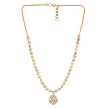 Tanishq 22KT Diamond Necklace for Women