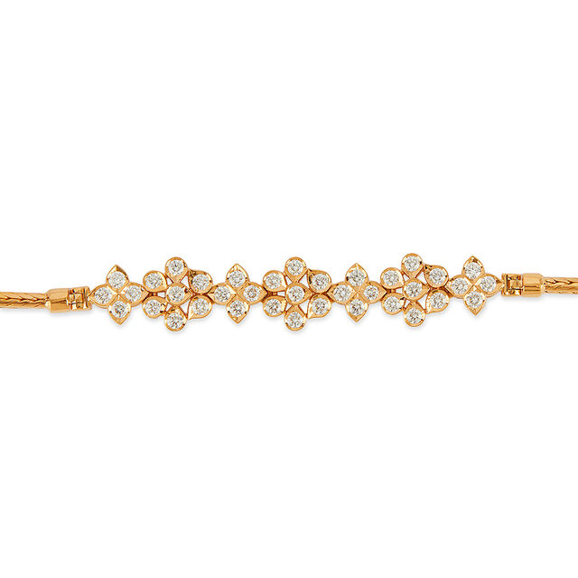 Tanishq 22KT Diamond Chain for Women 4