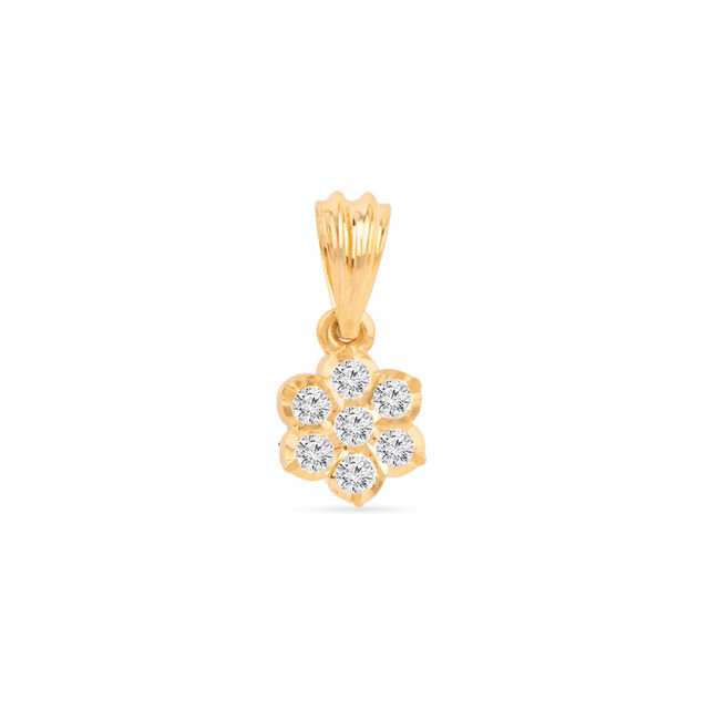 Tanishq 22KT Diamond Pendant for Women 