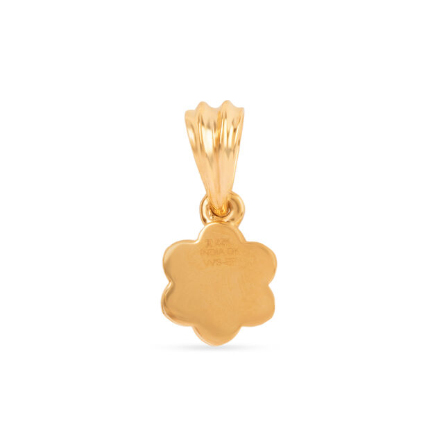 Tanishq 22KT Diamond Pendant for Women 3