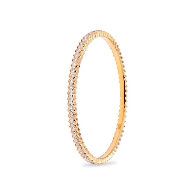 Regal Radiance Gold and Diamond Bangle,,hi-res 2