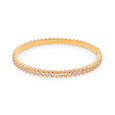 Captivating Diamond and Gold Pentagon Bangle,,hi-res 