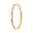 Captivating Diamond and Gold Pentagon Bangle,,hi-res 2
