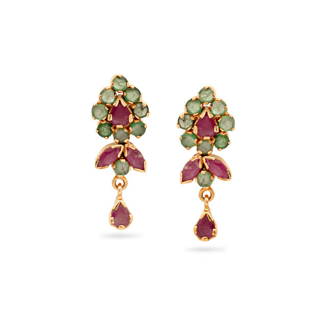 Vintage Floral Inspired Earrings 