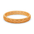Timeless Floral Heritage Gold Bangle,,hi-res 