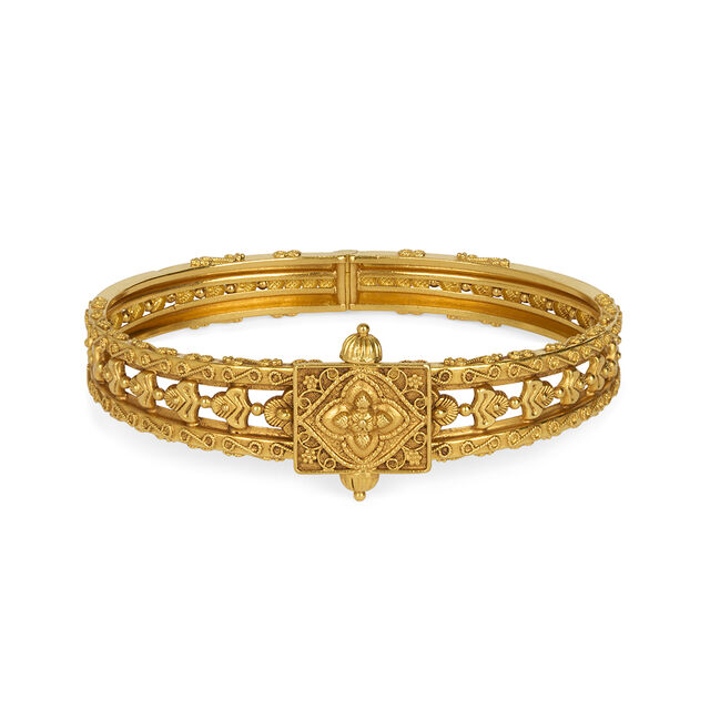 Magnificient Floral Bangle,,hi-res 
