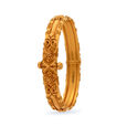 Heritage Blooms Gold Bangle,,hi-res 2