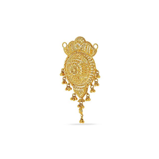 Tanishq 22KT Gold Pendant for Women 4