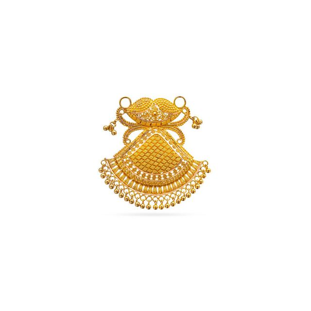 Tanishq 22KT Gold Pendant for Women 