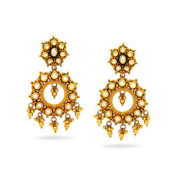 Radiant Kundan Drop Earrings