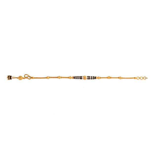 Elegant Gold Mangalsutra Bracelet,,hi-res 