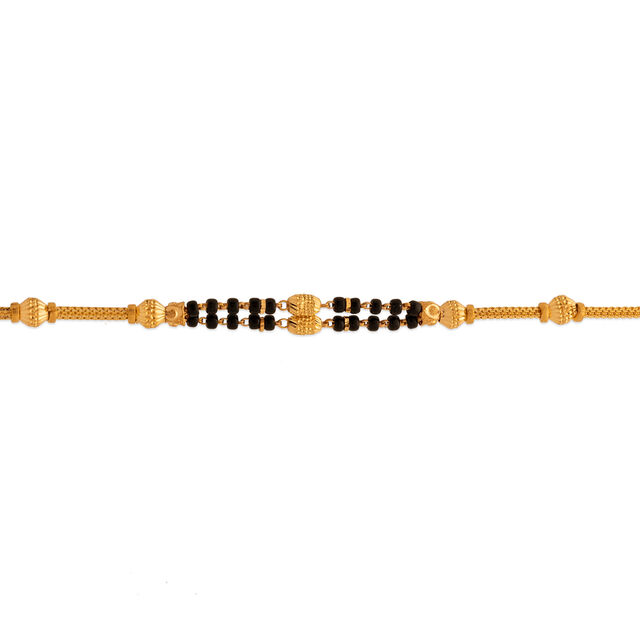 Elegant Gold Mangalsutra Bracelet,,hi-res 2