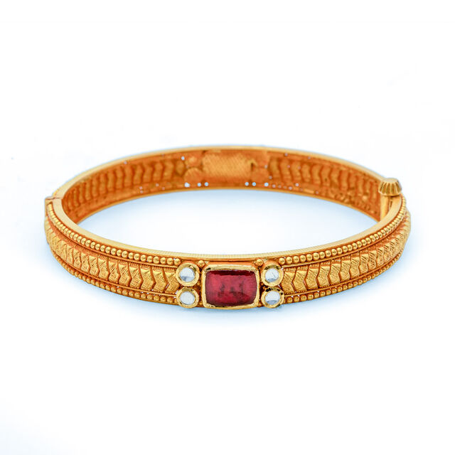 Bejeweled Gold Bracelet,,hi-res 