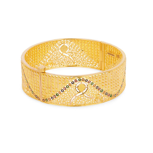 Tanishq 22KT Gold Bangle for Women 