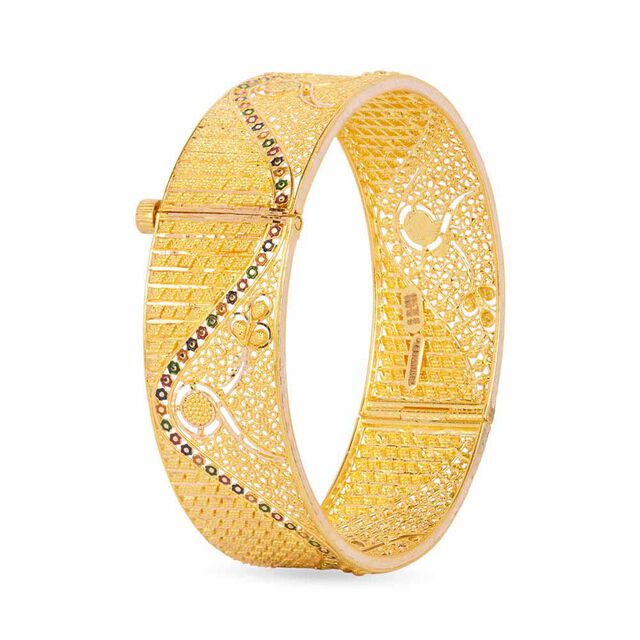 Tanishq 22KT Gold Bangle for Women 3
