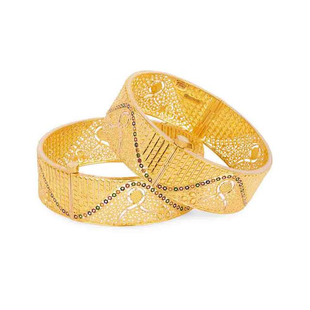 Tanishq 22KT Gold Bangle for Women 5