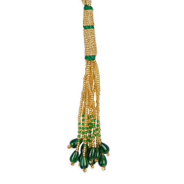 Tanishq 22KT Gold Neckwear with Earrings for Women 4