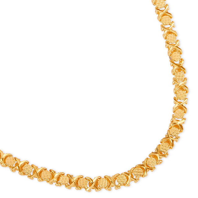 Tanishq 22KT Gold Chain for Men 3