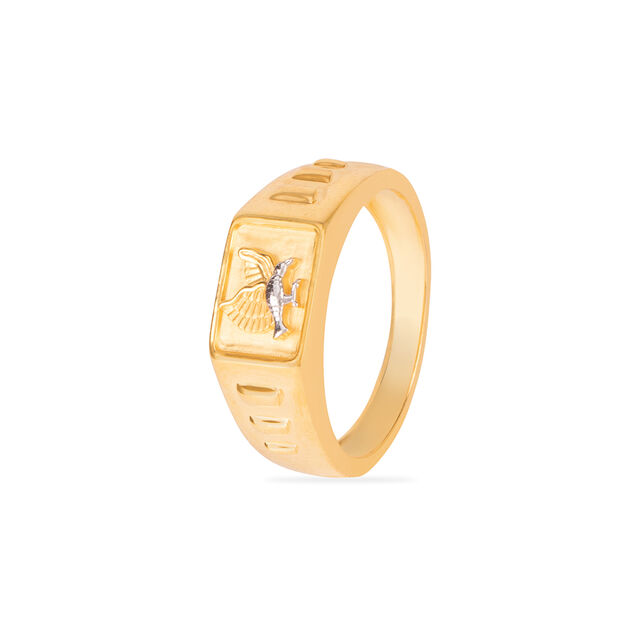 Tanishq 22KT Gold Finger Ring for Women 2