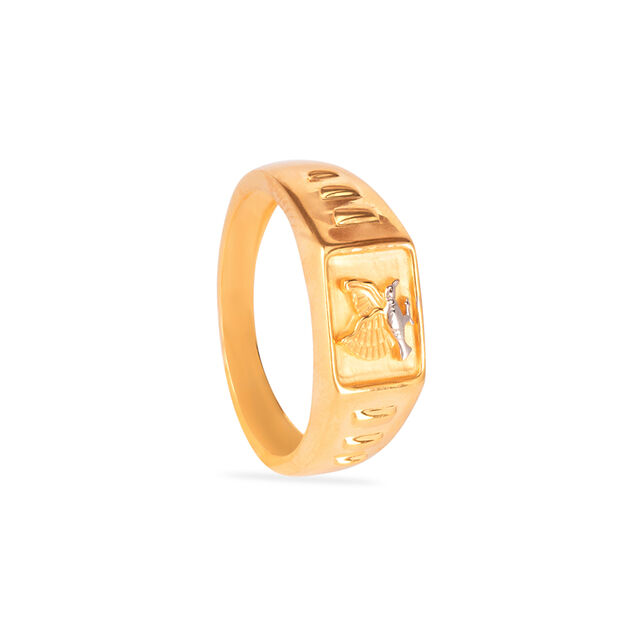 Tanishq 22KT Gold Finger Ring for Women 3