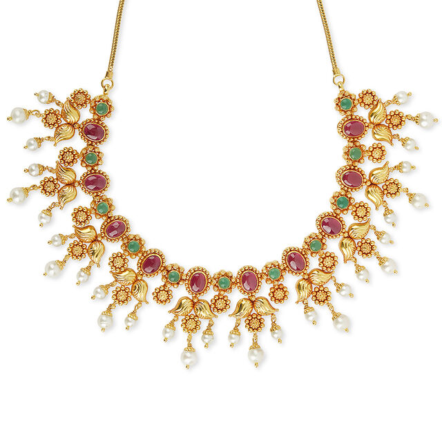 Tanishq 22KT Gold Necklace for Women 