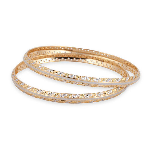 Minimalist Dual Band Bangle,,hi-res 