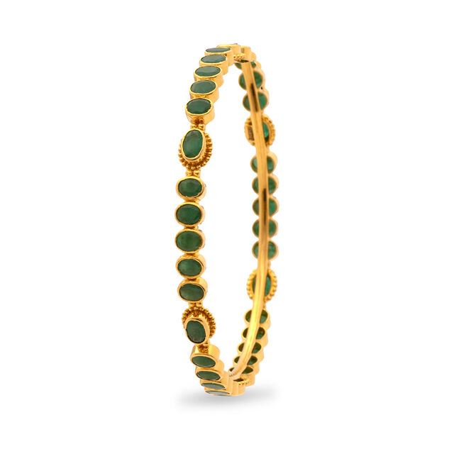 Royal Radiance Gold Bangle,,hi-res 2