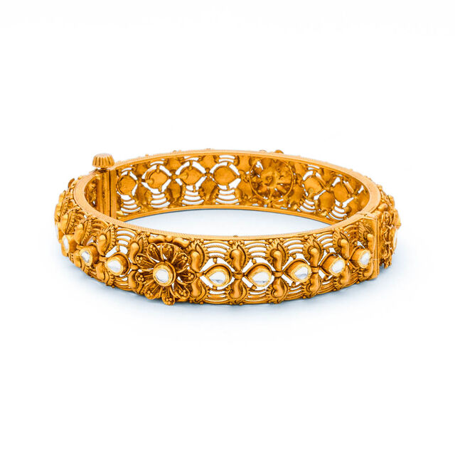 Mystic Melody Gold Bangle,,hi-res 
