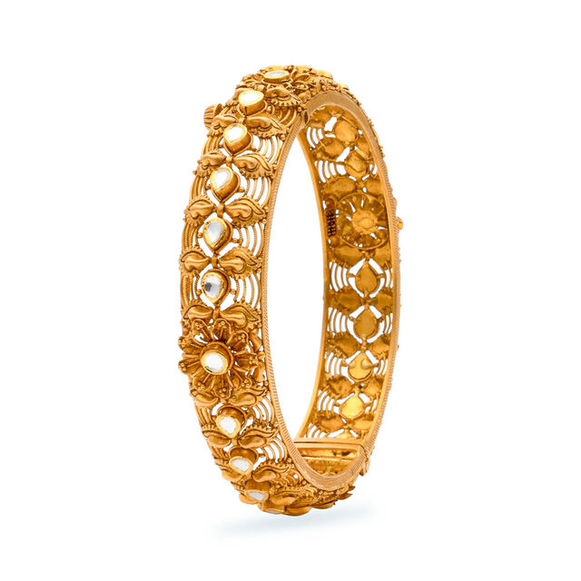 Mystic Melody Gold Bangle,,hi-res 2