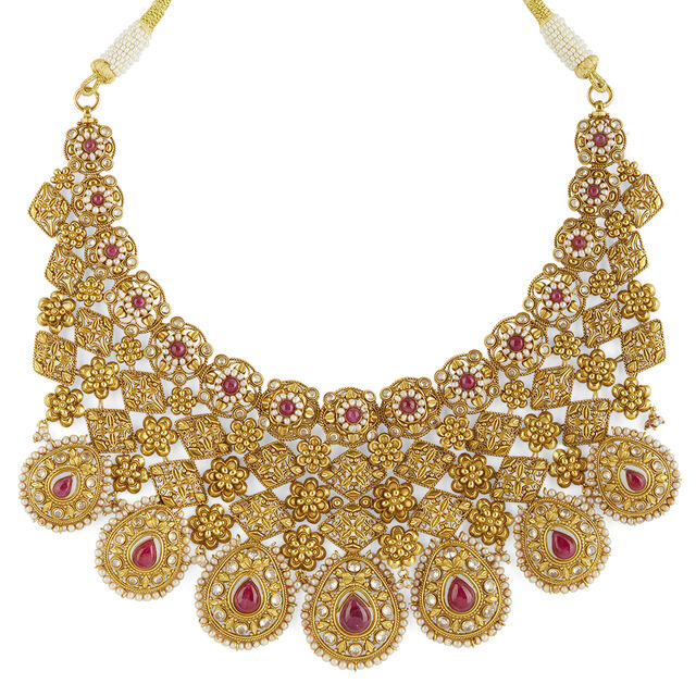 Tanishq 22KT Gold Necklace Set for Women 2