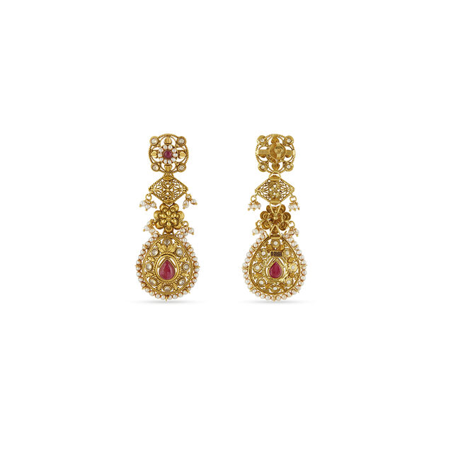 Tanishq 22KT Gold Necklace Set for Women 7