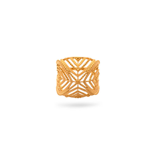 Glimmering Horizon Gold Ring,,hi-res