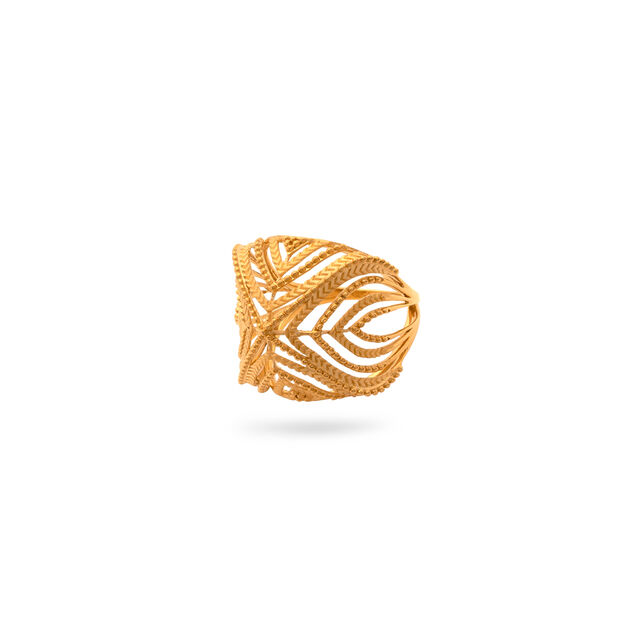 Glimmering Horizon Gold Ring,,hi-res