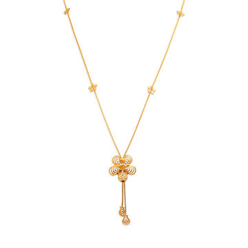 Blossom Gold Pendant with Chain
